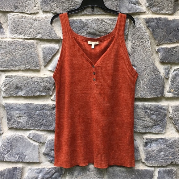 Eileen Fisher Tops - Eileen Fisher Orange/Rust Tank Top